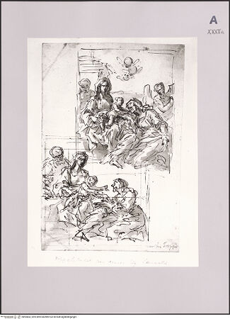 Vorderseite von Rheinisches Bildarchiv Köln [https://www.deutsche-digitale-bibliothek.de/content/lizenzen/rv-ez/] Studien zur heiligen Familie - , bh594843_recto. Foto.