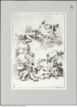 Vorderseite von Rheinisches Bildarchiv Köln [https://www.deutsche-digitale-bibliothek.de/content/lizenzen/rv-ez/] Die Schlacht der Giganten gegen die Götter - , bh594849_recto. Foto.