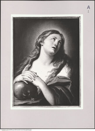 Vorderseite von Bibliotheca Hertziana [https://www.deutsche-digitale-bibliothek.de/content/lizenzen/rv-ez/] Die Heilige Maria Magdalena - , bh594923_recto. Foto: Fichera, Gabriele.