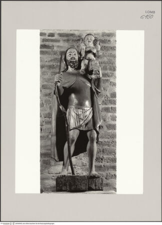 Vorderseite von Scarioni, Sandro [https://www.deutsche-digitale-bibliothek.de/content/lizenzen/rv-fz/] Der heilige Christophorus - Gesamtansicht, frontal, bh594948_recto. Foto: Scarioni, Sandro.