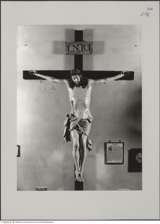 Vorderseite von Scarioni, Sandro [https://www.deutsche-digitale-bibliothek.de/content/lizenzen/rv-fz/] Christus am Kreuz - Gesamtansicht, bh594960_recto. Foto: Scarioni, Sandro.