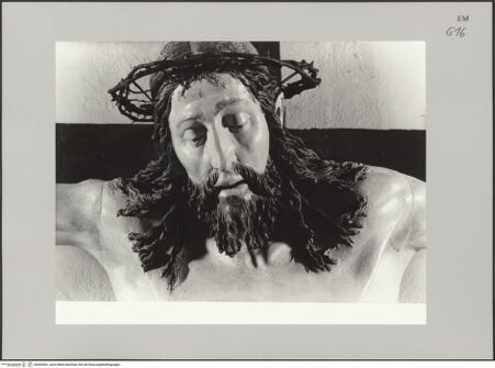 Vorderseite von Scarioni, Sandro [https://www.deutsche-digitale-bibliothek.de/content/lizenzen/rv-fz/] Christus am Kreuz - Detail: Kopf, bh594961_recto. Foto: Scarioni, Sandro.