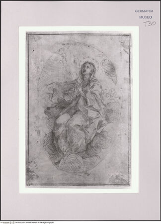 Vorderseite von Martin von Wagner Museum der Universität [https://www.deutsche-digitale-bibliothek.de/content/lizenzen/rv-ez/] Empfängnis Mariens - , bh595028_recto. Foto.