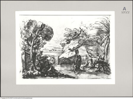 Vorderseite von Martin von Wagner Museum der Universität [https://www.deutsche-digitale-bibliothek.de/content/lizenzen/rv-ez/] Diana und Kallisto - , bh595047_recto. Foto.