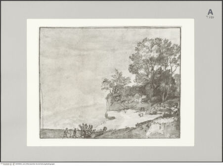 Vorderseite von Statens Konstmuseer [https://www.deutsche-digitale-bibliothek.de/content/lizenzen/rv-ez/] Landschaft mit Tieren und Figuren - , bh595062_recto. Foto.