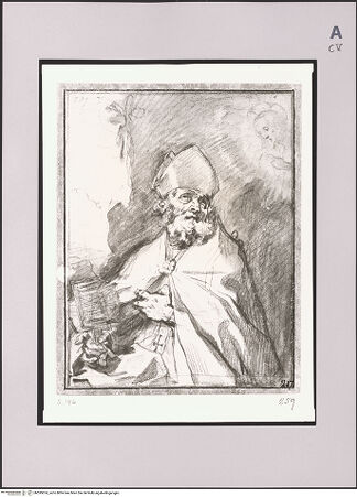 Vorderseite von Statens Konstmuseer [https://www.deutsche-digitale-bibliothek.de/content/lizenzen/rv-ez/] Heiliger Blasius - , bh595074_recto. Foto.