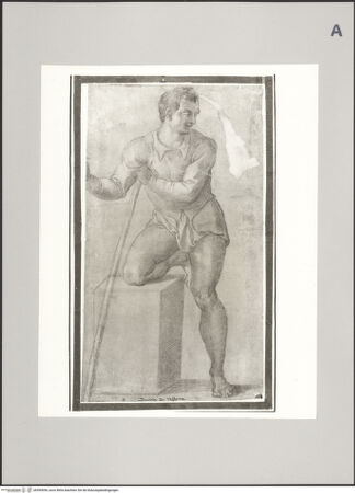 Vorderseite von Statens Konstmuseer [https://www.deutsche-digitale-bibliothek.de/content/lizenzen/rv-ez/] Studie: Stehender Mann - , bh595096_recto. Foto.
