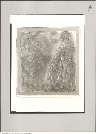 Vorderseite von Statens Konstmuseer [https://www.deutsche-digitale-bibliothek.de/content/lizenzen/rv-ez/] Studie zu zwei üppig drapierten Figuren - , bh595100_recto. Foto.