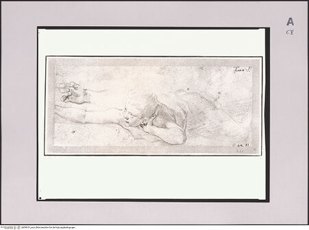 Vorderseite von Statens Konstmuseer [https://www.deutsche-digitale-bibliothek.de/content/lizenzen/rv-ez/] Liegender Junge - , bh595101_recto. Foto.