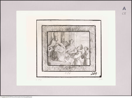 Vorderseite von Statens Konstmuseer [https://www.deutsche-digitale-bibliothek.de/content/lizenzen/rv-ez/] Die Bestätigung der Regel durch Innocenz' III. - , bh595102_recto. Foto.