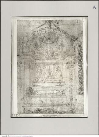 Vorderseite von Statens Konstmuseer [https://www.deutsche-digitale-bibliothek.de/content/lizenzen/rv-ez/] Grabmal Alessandro Tartagnis in San Domenico, Bologna - , bh595143_recto. Foto.