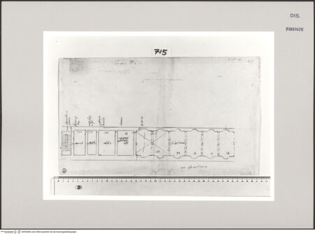 Vorderseite von Centro Studi Antonio Sangallo il Giovane, Montefiascone [http://creativecommons.org/publicdomain/mark/1.0/] Studie für der Verstärkung der Wölbung der Sacra Rota - , bh595389_recto. Foto.