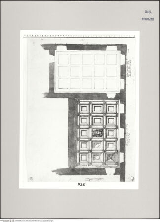 Vorderseite von Centro Studi Antonio Sangallo il Giovane, Montefiascone [http://creativecommons.org/publicdomain/mark/1.0/] Rom, Palazzo Farnese, Kassettendecke - , bh595390_recto. Foto.