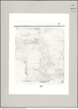 Vorderseite von Centro Studi Antonio Sangallo il Giovane, Montefiascone [http://creativecommons.org/publicdomain/mark/1.0/] Kopie nach dem Projekt Raffaels für dessen Haus in Rom - , bh595398_recto. Foto.