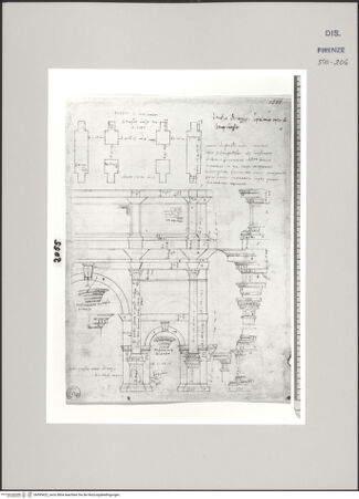 Vorderseite von Centro Studi Antonio Sangallo il Giovane, Montefiascone [http://creativecommons.org/publicdomain/mark/1.0/] Rom, Septimius-Severus-Bogen - , bh595422_recto. Foto.