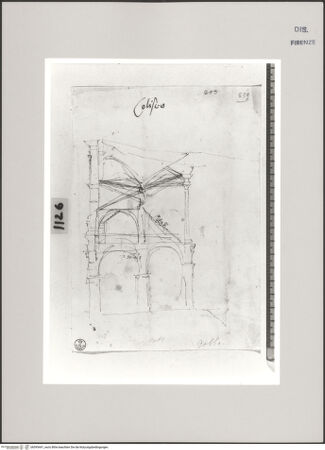 Vorderseite von Centro Studi Antonio Sangallo il Giovane, Montefiascone [http://creativecommons.org/publicdomain/mark/1.0/] Rom, Schnitt durch das Kolosseum - , bh595441_recto. Foto.