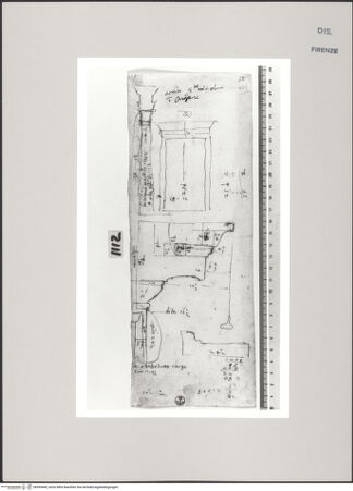 Vorderseite von Centro Studi Antonio Sangallo il Giovane, Montefiascone [http://creativecommons.org/publicdomain/mark/1.0/] Rom, Studien nach den Tempeln des Forum Holitorium - , bh595442_recto. Foto.