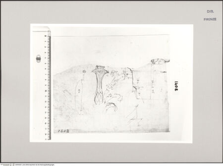 Vorderseite von Centro Studi Antonio Sangallo il Giovane, Montefiascone [http://creativecommons.org/publicdomain/mark/1.0/] Rom, Forum Transitorium, Details des Antoninus und Faustina Tempels - , bh595447_recto. Foto.