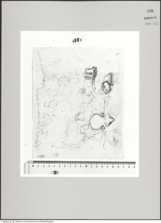 Vorderseite von Centro Studi Antonio Sangallo il Giovane, Montefiascone [http://creativecommons.org/publicdomain/mark/1.0/] Studien zu einer Hafenanlage - , bh595450_recto. Foto.