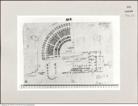 Vorderseite von Centro Studi Antonio Sangallo il Giovane, Montefiascone [http://creativecommons.org/publicdomain/mark/1.0/] Rom, Grundrisse antiker römischer Gebäude - , bh595454_recto. Foto.