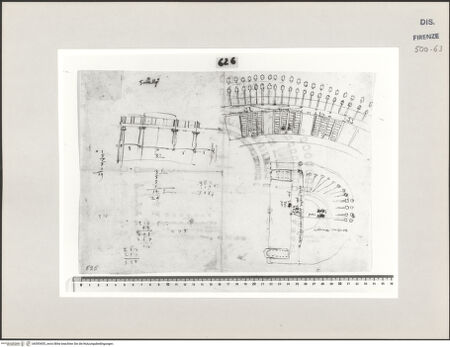 Vorderseite von Centro Studi Antonio Sangallo il Giovane, Montefiascone [http://creativecommons.org/publicdomain/mark/1.0/] Rom, Grundriss des Marcellustheaters - , bh595455_recto. Foto.