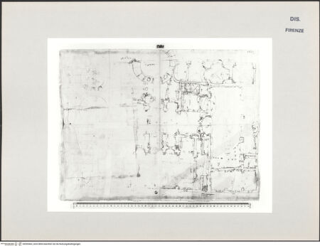 Vorderseite von Centro Studi Antonio Sangallo il Giovane, Montefiascone [https://www.deutsche-digitale-bibliothek.de/content/lizenzen/rv-ez/] Rom, Caracallathermen, Grundrissstudien - , bh595465_recto. Foto.