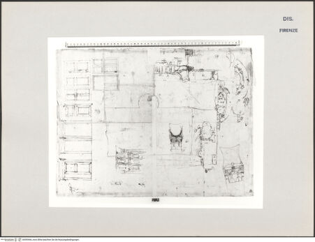 Vorderseite von Centro Studi Antonio Sangallo il Giovane, Montefiascone [https://www.deutsche-digitale-bibliothek.de/content/lizenzen/rv-ez/] Rom, Studien nach den Caracallathermen - , bh595466_recto. Foto.