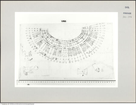 Vorderseite von Centro Studi Antonio Sangallo il Giovane, Montefiascone [https://www.deutsche-digitale-bibliothek.de/content/lizenzen/rv-ez/] Rom, Kolosseum, Grundriss - , bh595468_recto. Foto.