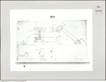 Vorderseite von Centro Studi Antonio Sangallo il Giovane, Montefiascone [https://www.deutsche-digitale-bibliothek.de/content/lizenzen/rv-ez/] Studie für eine Befestigung - , bh595483_recto. Foto.