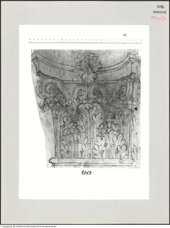 Vorderseite von Centro Studi Antonio Sangallo il Giovane, Montefiascone [https://www.deutsche-digitale-bibliothek.de/content/lizenzen/rv-ez/] Kapitell - , bh595490_recto. Foto.