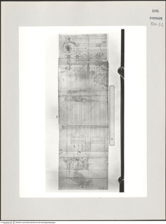 Vorderseite von Centro Studi Antonio Sangallo il Giovane, Montefiascone [https://www.deutsche-digitale-bibliothek.de/content/lizenzen/rv-ez/] Rom, Palazzo Sangallo (später Sacchetti), Pfeiler des offenen Kamins - , bh595514_recto. Foto.