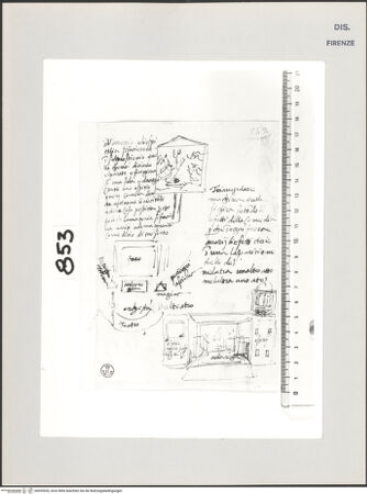 Vorderseite von Centro Studi Antonio Sangallo il Giovane, Montefiascone [https://www.deutsche-digitale-bibliothek.de/content/lizenzen/rv-ez/] Entwürfe für Theaterszenen und Bühnen - , bh595520_recto. Foto.