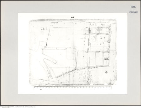 Vorderseite von Centro Studi Antonio Sangallo il Giovane, Montefiascone [https://www.deutsche-digitale-bibliothek.de/content/lizenzen/rv-ez/] Orvieto, Palazzo Pucci, Grundriss - , bh595529_recto. Foto.