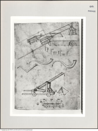 Vorderseite von Centro Studi Antonio Sangallo il Giovane, Montefiascone [https://www.deutsche-digitale-bibliothek.de/content/lizenzen/rv-ez/] Studien für hydraulische Maschinen - , bh595537_recto. Foto.
