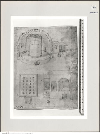Vorderseite von Centro Studi Antonio Sangallo il Giovane, Montefiascone [https://www.deutsche-digitale-bibliothek.de/content/lizenzen/rv-ez/] Badegebäude (?) - , bh595538_recto. Foto.