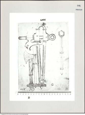 Vorderseite von Centro Studi Antonio Sangallo il Giovane, Montefiascone [https://www.deutsche-digitale-bibliothek.de/content/lizenzen/rv-ez/] Ornamentierter Schraubstock - , bh595556_recto. Foto.