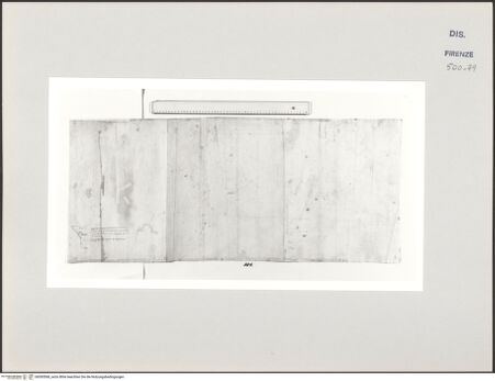 Vorderseite von Centro Studi Antonio Sangallo il Giovane, Montefiascone [https://www.deutsche-digitale-bibliothek.de/content/lizenzen/rv-ez/] Rom, Forum Romanum, Grundriss der Curia - , bh595568_recto. Foto.