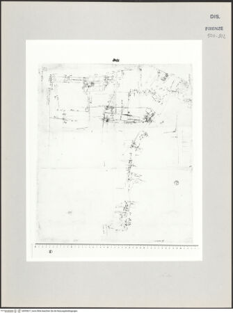 Vorderseite von Centro Studi Antonio Sangallo il Giovane, Montefiascone [https://www.deutsche-digitale-bibliothek.de/content/lizenzen/rv-ez/] Rom, Aufnahme des Gebiets westlich des Castel Sant'Angelo - , bh595617_recto. Foto.