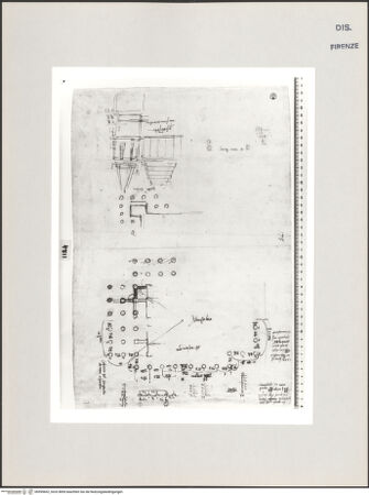 Vorderseite von Centro Studi Antonio Sangallo il Giovane, Montefiascone [https://www.deutsche-digitale-bibliothek.de/content/lizenzen/rv-ez/] Rom, Septizodium, Teil des Grundrisses und rekonstruierender Aufriss; Halikarnassos, Mausoleum, rekonstruierender Grundriss - , bh595662_recto. Foto.