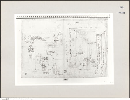Vorderseite von Centro Studi Antonio Sangallo il Giovane, Montefiascone [https://www.deutsche-digitale-bibliothek.de/content/lizenzen/rv-ez/] Rom, Tempel des Largo Argentina; Forum Transitorium, Minervatempel; Forum Romanum, Vespasianstempel - , bh595675_recto. Foto.