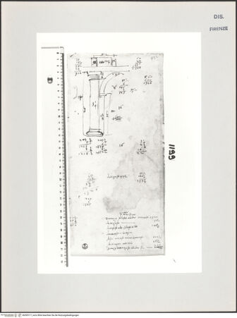 Vorderseite von Centro Studi Antonio Sangallo il Giovane, Montefiascone [https://www.deutsche-digitale-bibliothek.de/content/lizenzen/rv-ez/] Castro, Osteria, Studie für die Fassade - , bh595717_recto. Foto.