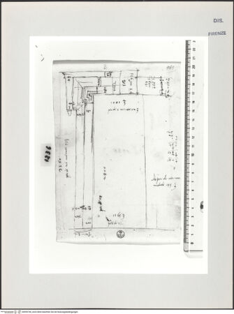 Vorderseite von Centro Studi Antonio Sangallo il Giovane, Montefiascone [https://www.deutsche-digitale-bibliothek.de/content/lizenzen/rv-ez/] Ionisches Portal - , bh595740_recto. Foto.