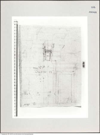 Vorderseite von Centro Studi Antonio Sangallo il Giovane, Montefiascone [https://www.deutsche-digitale-bibliothek.de/content/lizenzen/rv-ez/] Ionisches Portal - , bh595742_recto. Foto.