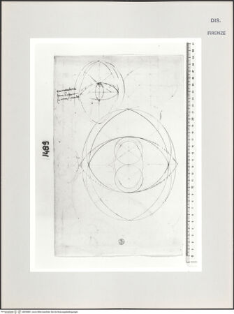 Vorderseite von Centro Studi Antonio Sangallo il Giovane, Montefiascone [https://www.deutsche-digitale-bibliothek.de/content/lizenzen/rv-ez/] Geometrische Studien - , bh595801_recto. Foto.