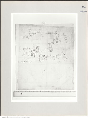 Vorderseite von Centro Studi Antonio Sangallo il Giovane, Montefiascone [https://www.deutsche-digitale-bibliothek.de/content/lizenzen/rv-ez/] Rom, Theater des Marcellus, Grundrissstudie - , bh595828_recto. Foto.