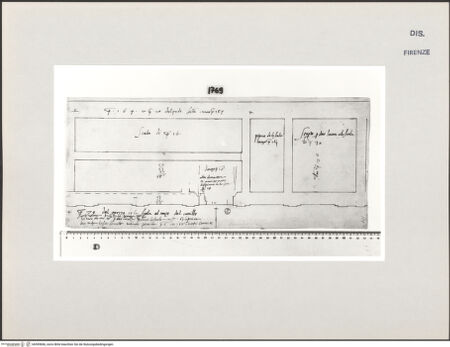 Vorderseite von Centro Studi Antonio Sangallo il Giovane, Montefiascone [https://www.deutsche-digitale-bibliothek.de/content/lizenzen/rv-ez/] Rom, Palazzo Farnese, Studie zum großen Treppenhaus - , bh595846_recto. Foto.