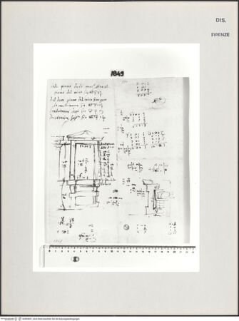 Vorderseite von Centro Studi Antonio Sangallo il Giovane, Montefiascone [https://www.deutsche-digitale-bibliothek.de/content/lizenzen/rv-ez/] Rom, Palazzo Farnese, Fenster des Erdgeschosses - , bh595851_recto. Foto.