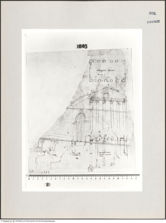 Vorderseite von Centro Studi Antonio Sangallo il Giovane, Montefiascone [https://www.deutsche-digitale-bibliothek.de/content/lizenzen/rv-ez/] Rom, Portikus der Oktavia und dorischer Tempel am Forum Holitorium - , bh595856_recto. Foto.