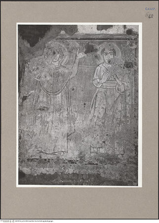 Vorderseite von Hutzel, Max [https://www.deutsche-digitale-bibliothek.de/content/lizenzen/rv-ez/] FreskenzyklusHeilige Birgitta und Johannes der Evangelist - Gesamtansicht, bh595974_recto. Foto: Hutzel, Max.