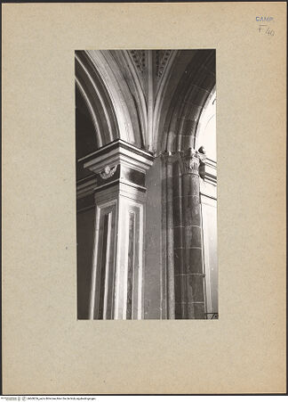 Vorderseite von Bibliotheca Hertziana [https://www.deutsche-digitale-bibliothek.de/content/lizenzen/rv-fz/] Sant'Antonio - Vierungspfeiler, bh600256_recto. Foto.